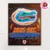 Florida Gators Is The Newly Crowned 2025 Southeastern Conference Tournament Champions Home Decor Poster Canvas