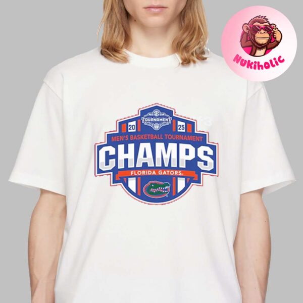 Florida Gators The Victory 2025 SEC Men’s Basketball Conference Tournament Champions Unisex T-Shirt