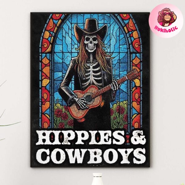 Hippies & Cowboys Music Show At Mulehouse In 812 S High Street Columbia On March 15th 2025 Home Decor Poster Canvas