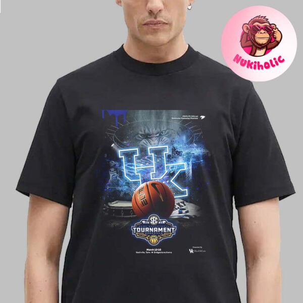 Kentucky Wildcats At SEC Men Basketball Tournament 2025 Unisex T-Shirt