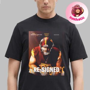 Michael Deiter Has Re-Signed With The Washington Commanders As A Center NFL Unisex T-Shirt