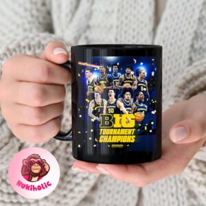 Michigan Wolverines Men Basketball Claims Big Ten Tournament Title Coffee Ceramic Mug