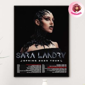 Sara Landry Music Show Spring 2025 Tour Schedule Home Decor Poster Canvas