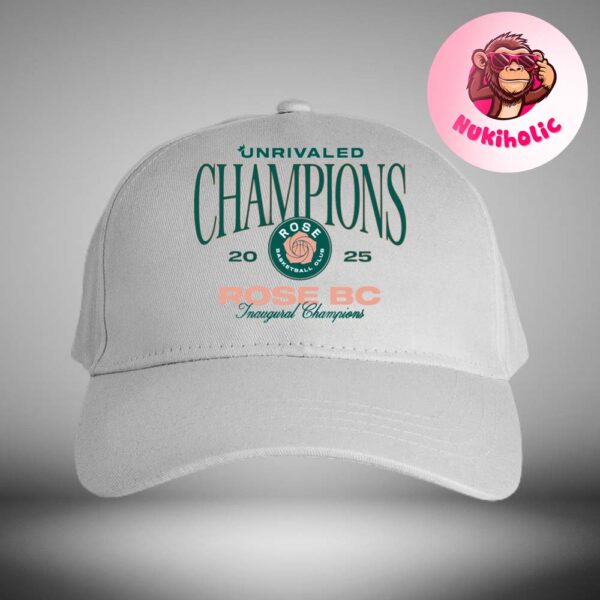 Unrivaled Champions 2025 Is Rose BC Cap Hat Snapback